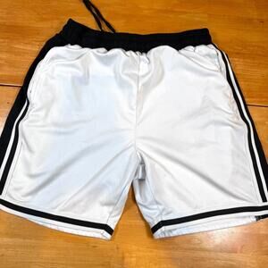 y2k‎ Legends Luka Shorts Mens L White Athletic Running  Drawstring